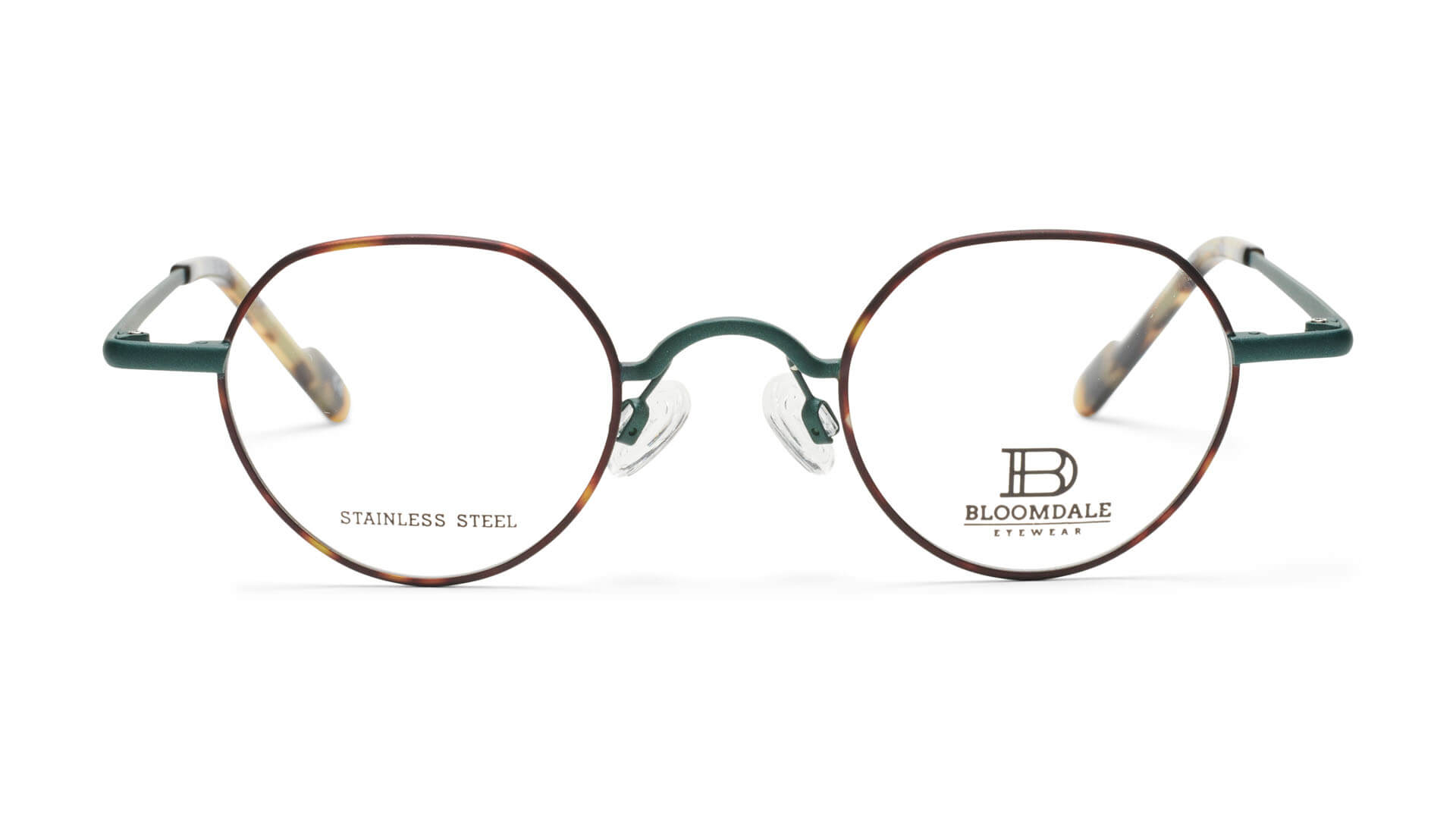 Bloomdale bril model BD682-55 kleur groen met havanna
