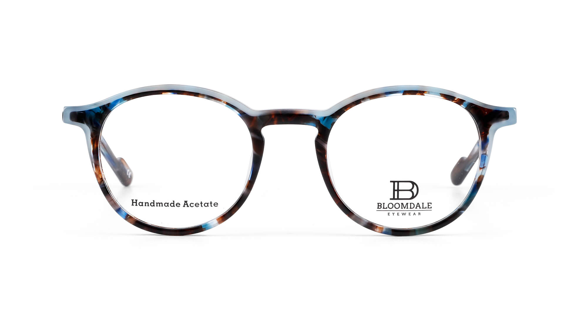Bloomdale Eyewear bril B721-35 kleur havana met lichtblauw transparant