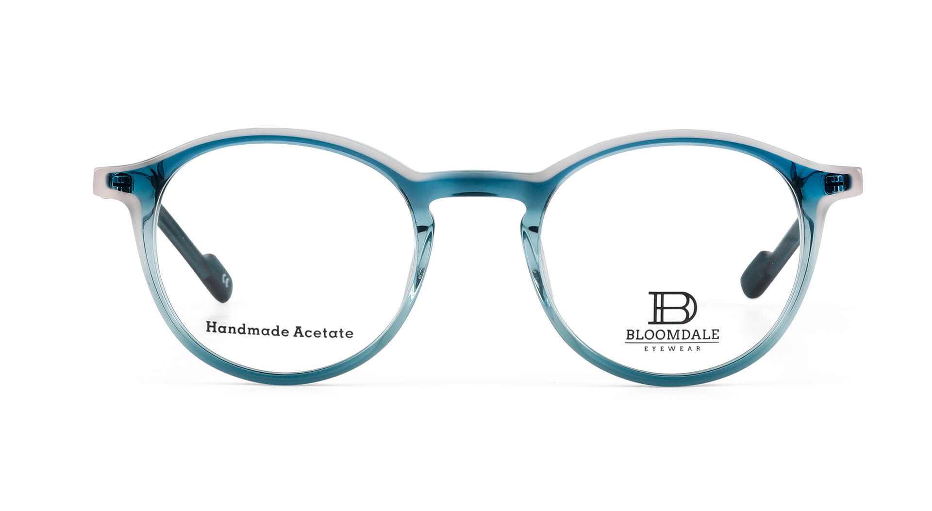 Bloomdale Eyewear bril B721-55 kleur lichtblauw transparant