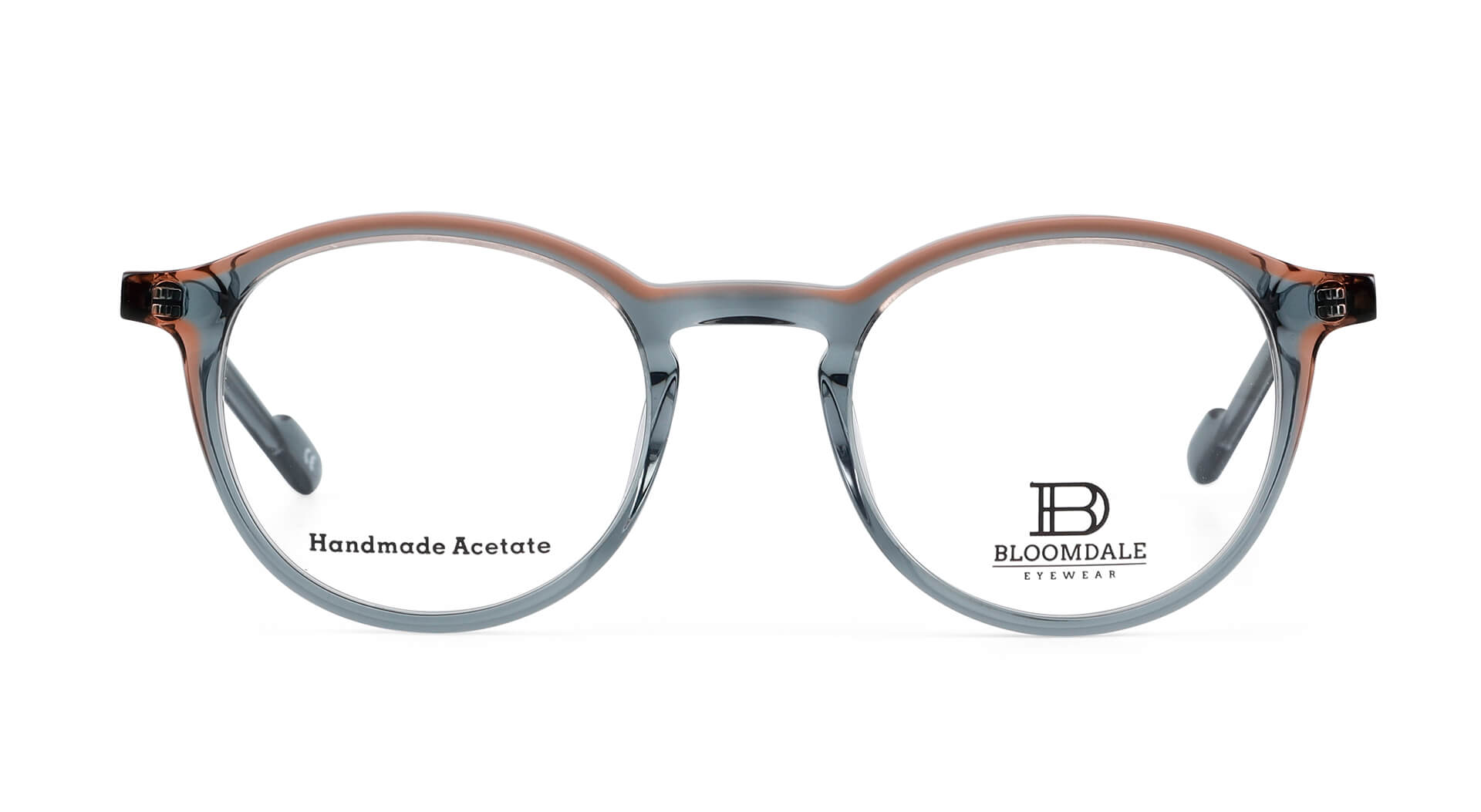 Bloomdale Eyewear bril B721-85 kleur grijs met bruin transparant