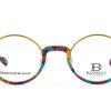 Bloomdale Eyewear bril B722-10 kleur geel met paars gemêleerd