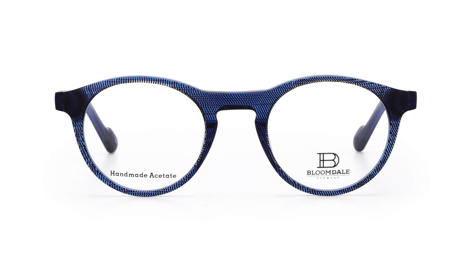 Bloomdale Eyewear bril B720-45 kleur blauw met zwart/wit gestipt