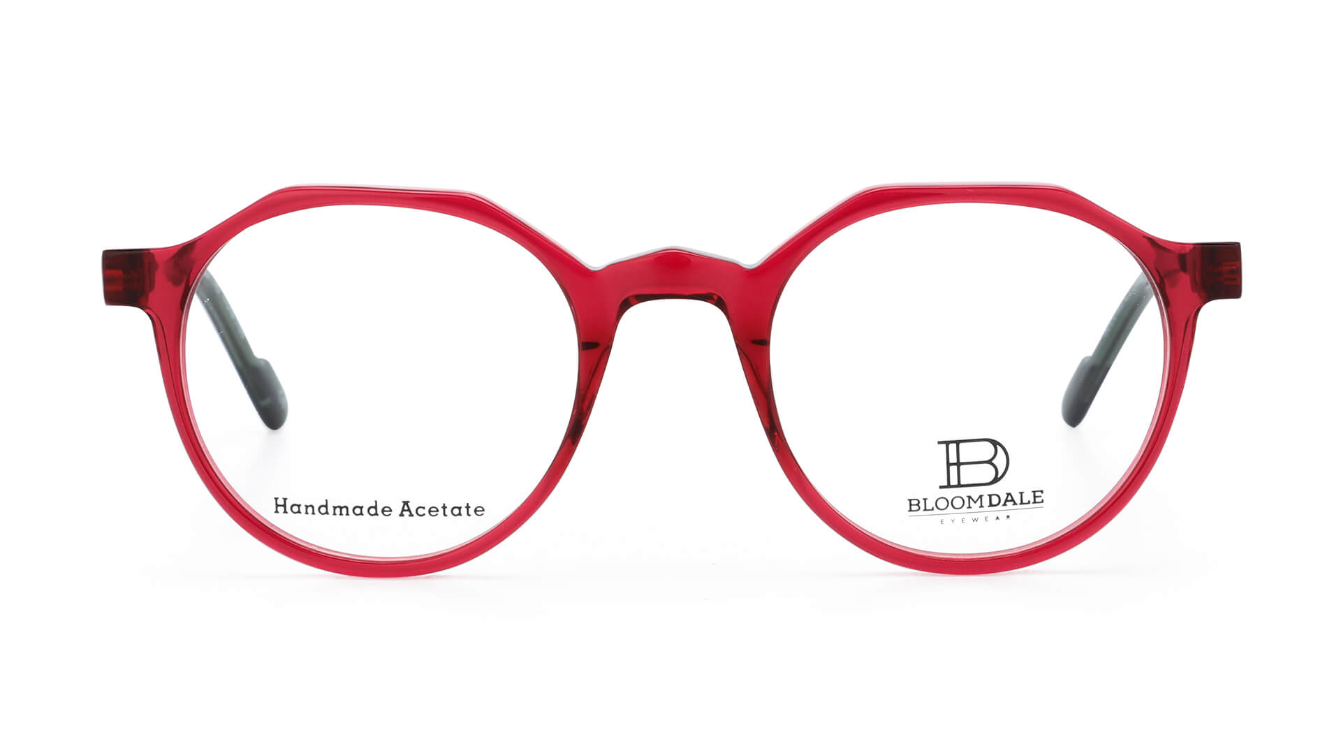 Bloomdale Eyewear bril B723-75 kleur bordeaux rood
