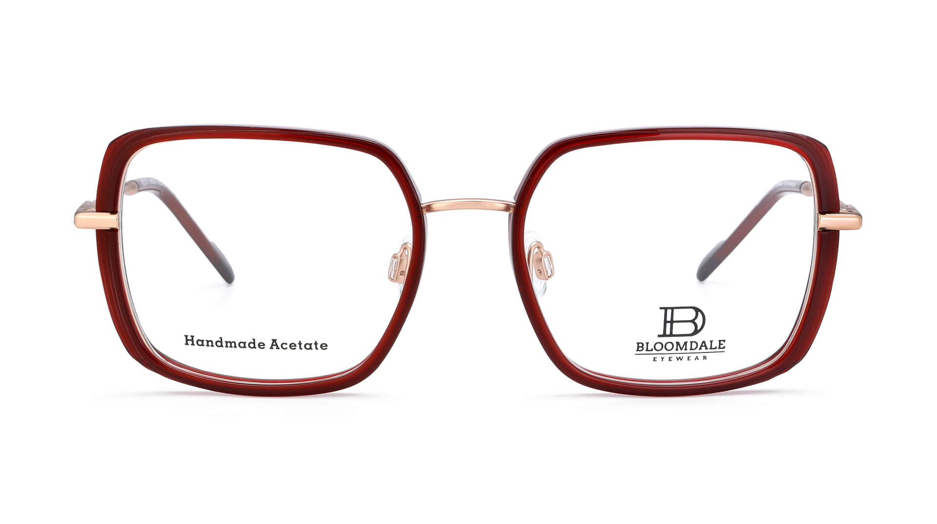 Bloomdale Eyewear bril B731-65 kleur rood