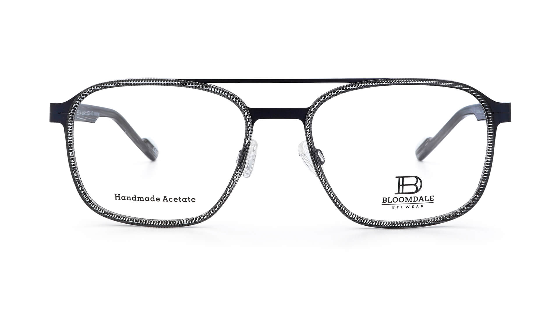 Bloomdale Eyewear bril B734-45 kleur blauw met zwart
