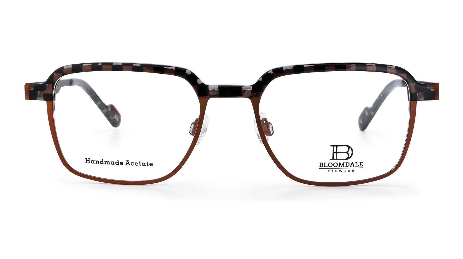Bloomdale Eyewear bril B735-35 kleur bruin met zwart geblokt