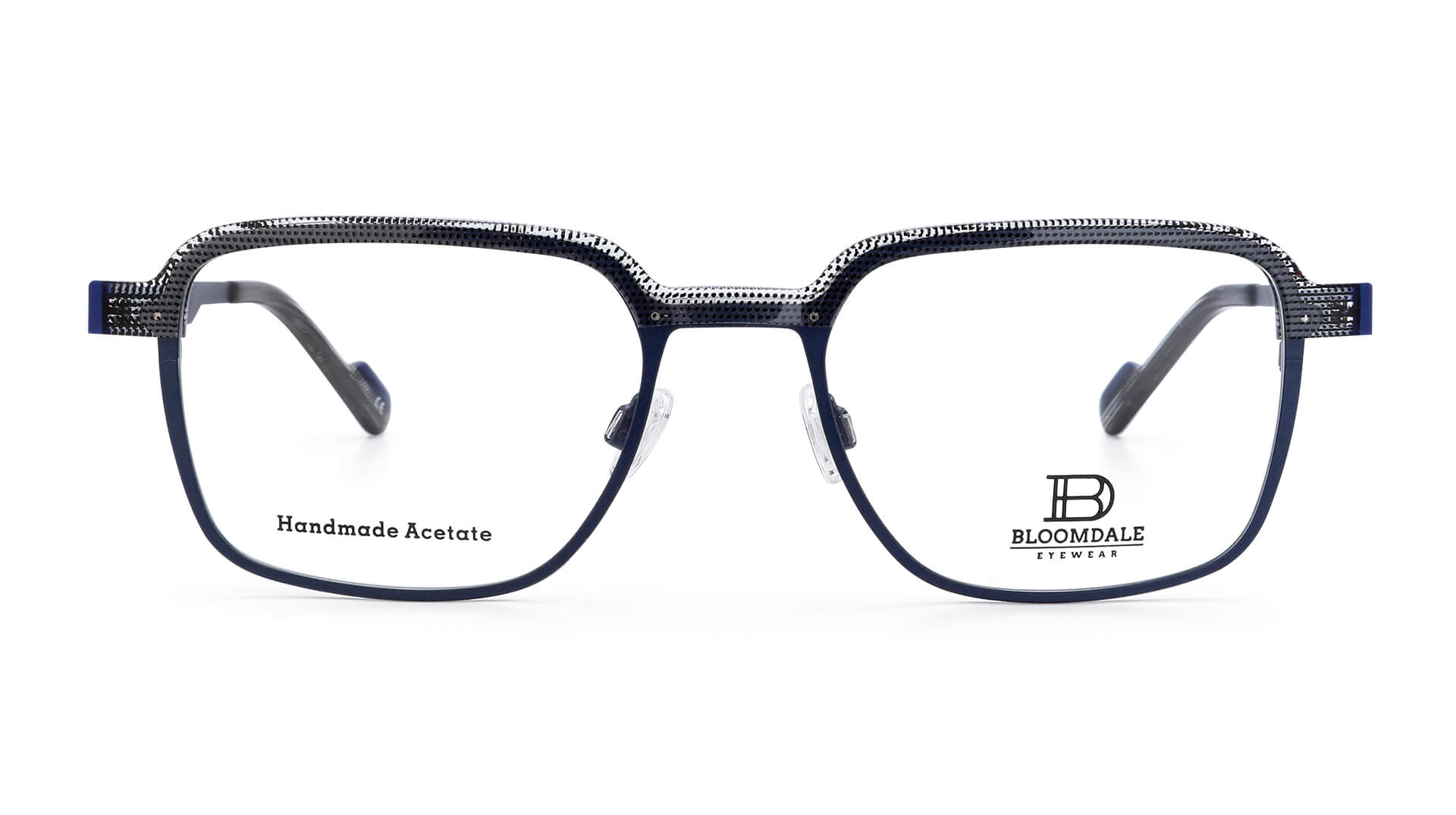 Bloomdale Eyewear bril B735-45 kleur blauw met zwart