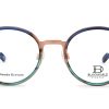 Bloomdale Eyewear bril B738-55 kleur groen met blauw