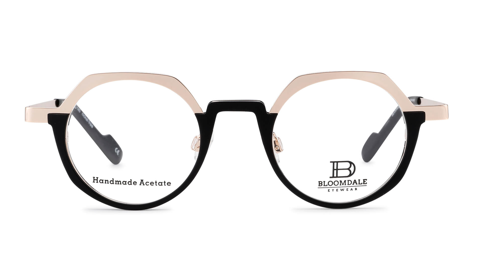 Bloomdale Eyewear bril B743-15 kleur goud met zwart