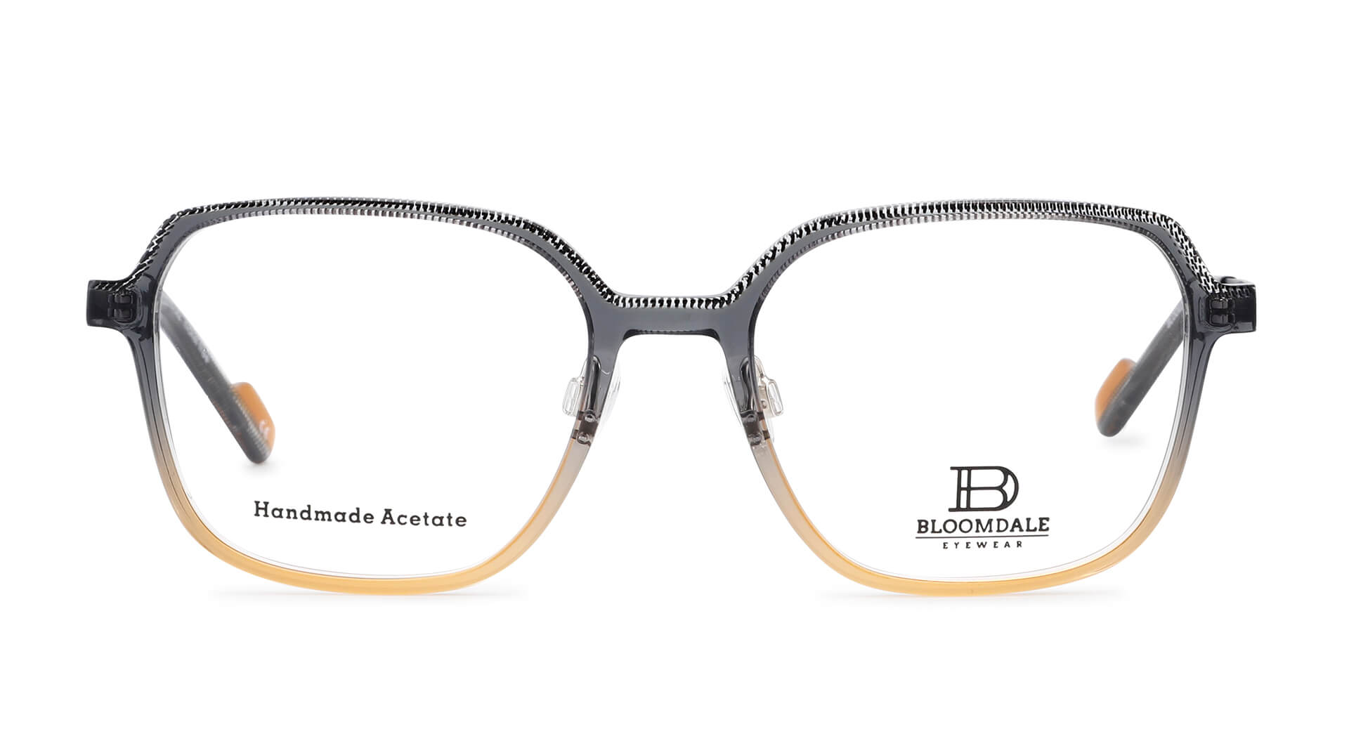 Bloomdale Eyewear bril B745-55 kleur transparant antraciet grijs