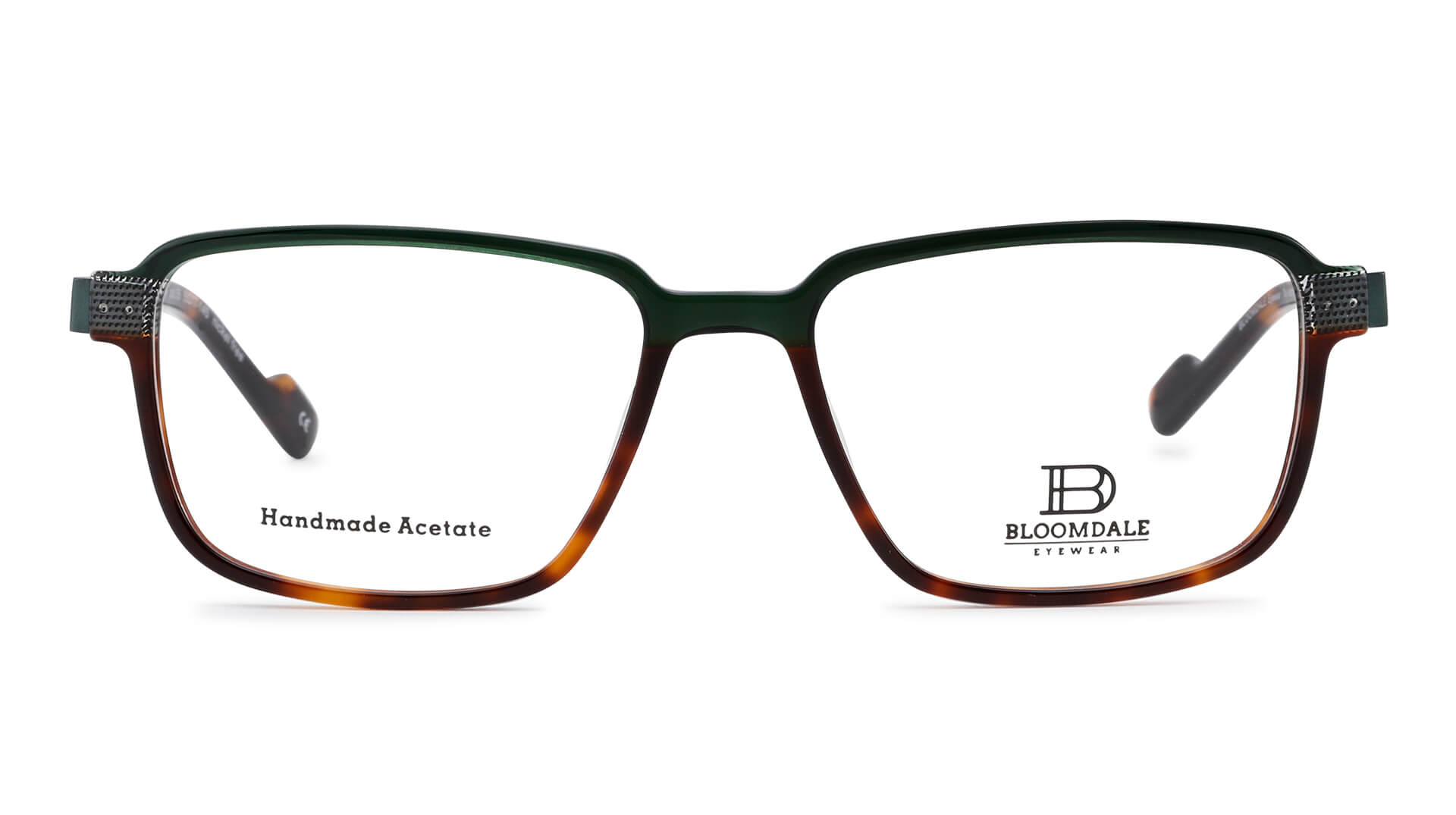 Bloomdale Eyewear bril B746-55 kleur groen met havanna