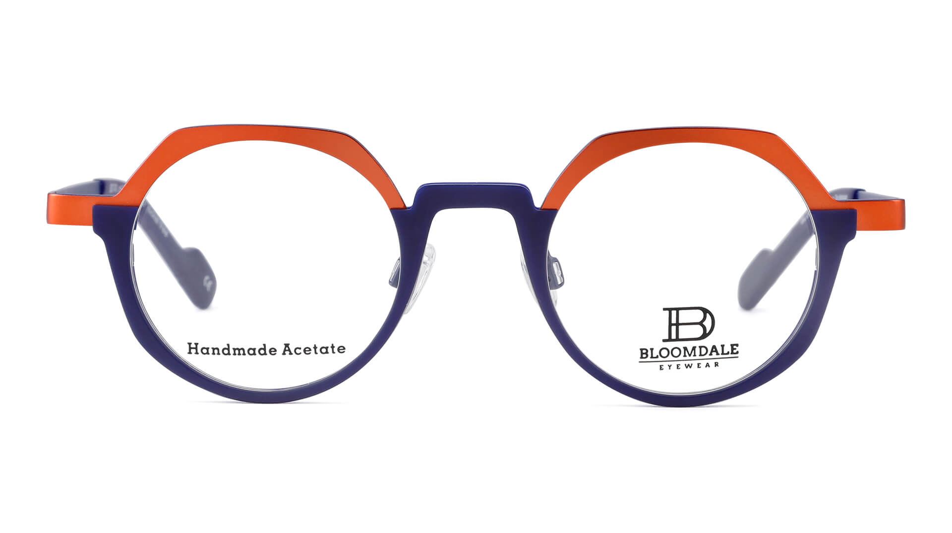 Bloomdale Eyewear bril B743-25 kleur oranje met paars