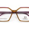 Bloomdale Eyewear bril B779-35 kleur bruin met fuchsia