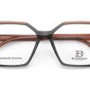 Bloomdale Eyewear bril B779-85 kleur grijs met bruin en blauw