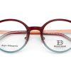 Bloomdale Eyewear bril B780-65 kleur rood met blauw en rose goud