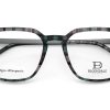 Bloomdale Eyewear bril B781-55 kleur donkergrijs met groen