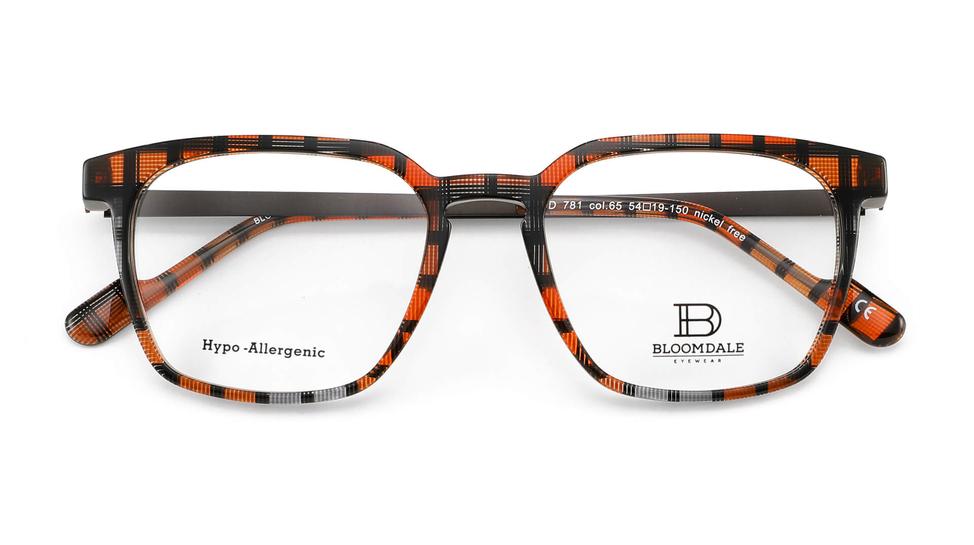 Bloomdale Eyewear bril B781-65 kleur bruin met donkergrijs