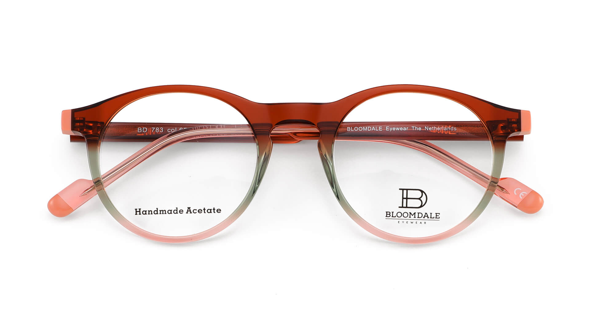 Bloomdale Eyewear bril B783-65 kleur multicolor met rood