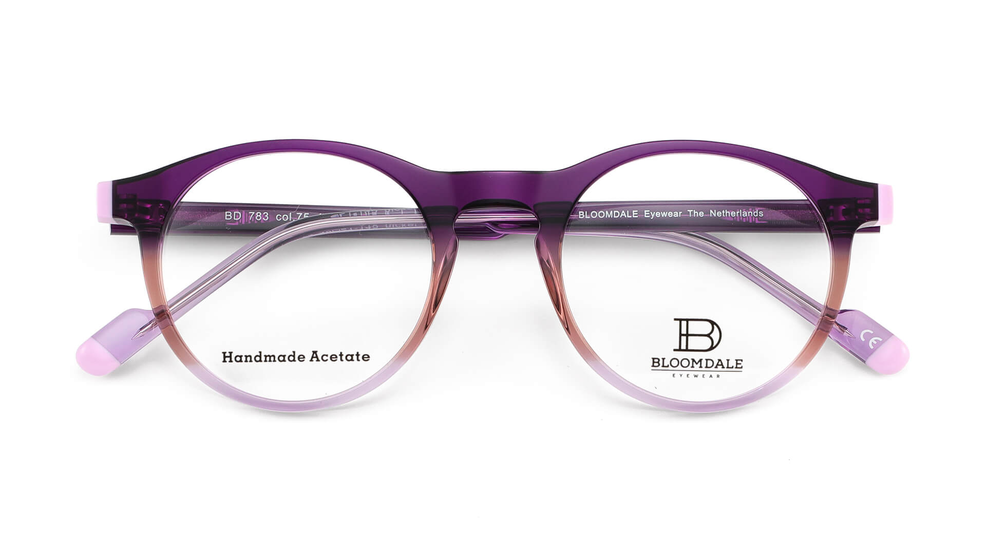 Bloomdale Eyewear bril B783-75 kleur multicolor met paars