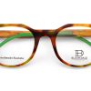 Bloomdale Eyewear bril B784-25 kleur Havana bruin met groen