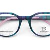 Bloomdale Eyewear bril B784-55 kleur blauw met lichtroze