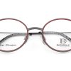 Bloomdale Eyewear bril B788-25 kleur grijs met rood
