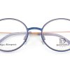 Bloomdale Eyewear bril B788-45 kleur blauw met rose goud