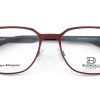 Bloomdale Eyewear bril B790-65 kleur bordeaux rood met blauw