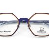 Bloomdale Eyewear bril B792-45 kleur blauw met oranje