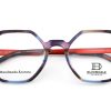 Bloomdale Eyewear bril B793-75 kleur multicolor paars met oranje