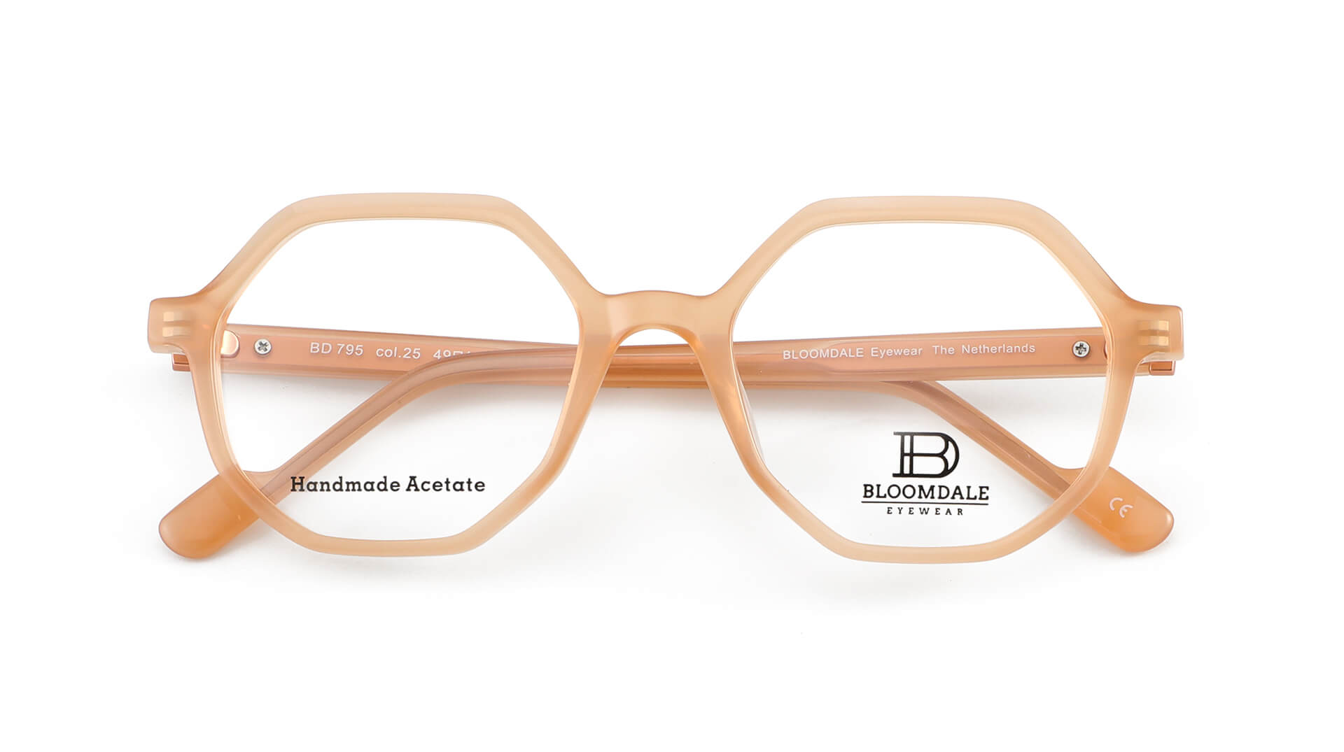 Bloomdale Eyewear bril B795-25 kleur pastel beige