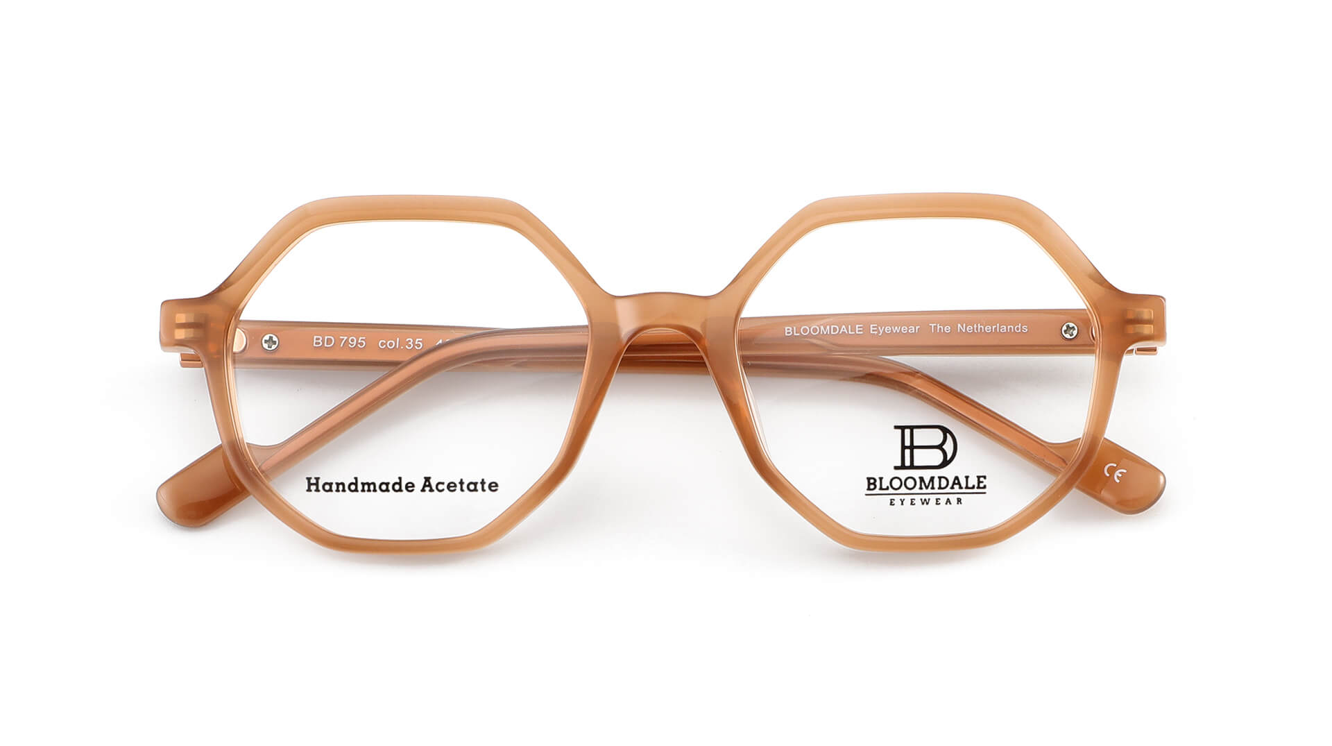 Bloomdale Eyewear bril B795-35 kleur pastel bruin