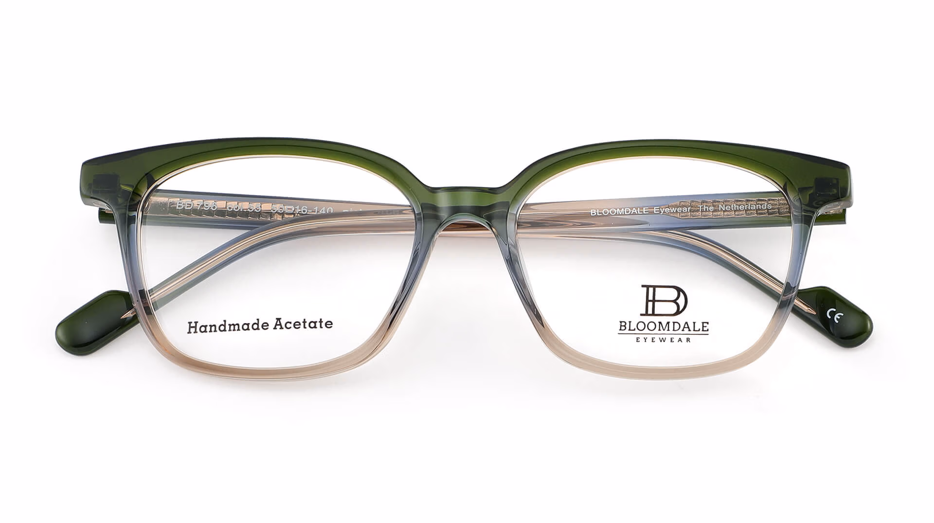 Bloomdale Eyewear bril model BD796-55 kleur multicolor groen
