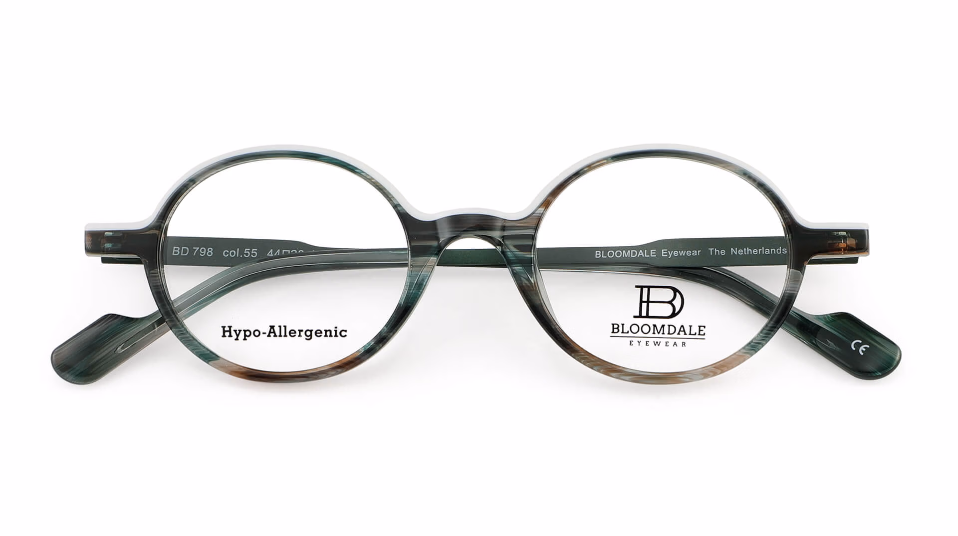 Bloomdale Eyewear bril model BD798-55 kleur multicolor groen