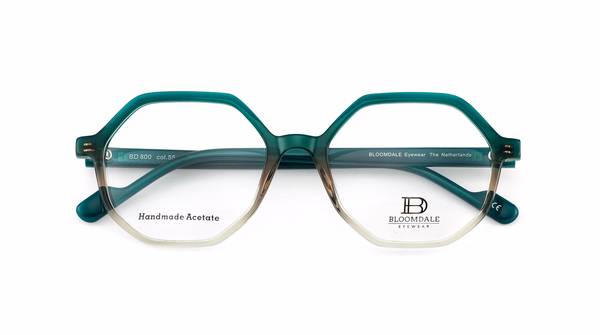 Bloomdale Eyewear bril model BD800-55 kleur multicolor groen
