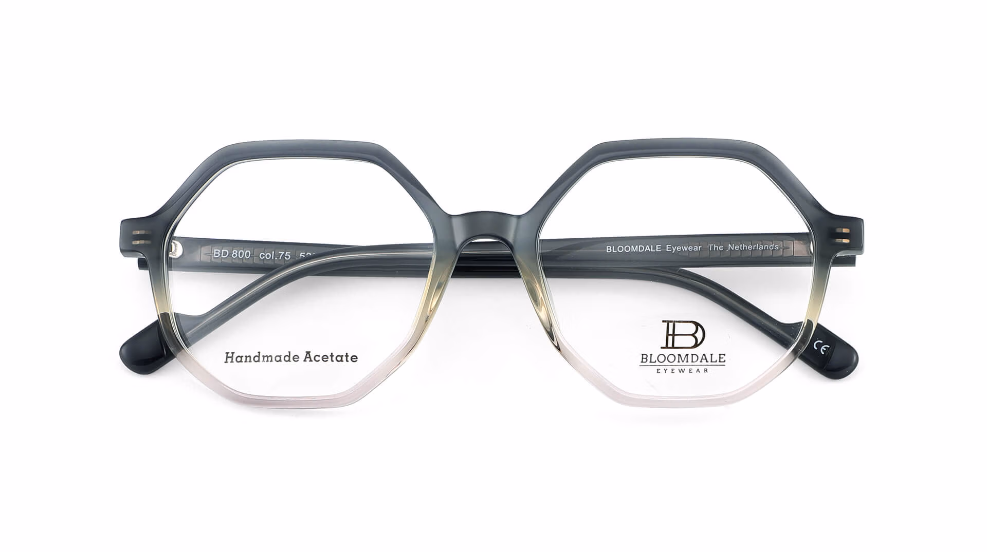 Bloomdale Eyewear bril model BD800-75 kleur multicolor grijs lila