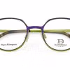 Bloomdale Eyewear bril model BD801-75 kleur paars met limegroen