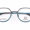 Bloomdale Eyewear bril model BD801-85 kleur grijs met turquoise