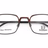 Bloomdale Eyewear bril model B804-65 kleur grijs met rood