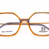 Bloomdale Eyewear bril model B805-45 kleur transparant paarsblauw met oranje