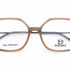 Bloomdale Eyewear bril model B805-85 kleur transparant grijs met oranje