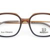 Bloomdale Eyewear bril model B806-25 kleur transparant oranje met blauw